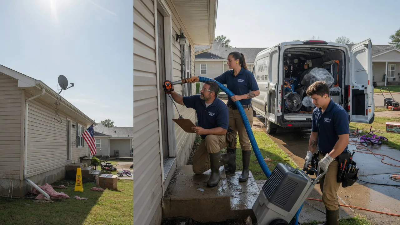 Ceiling Water Damage Restoration in Huddy, KY near me